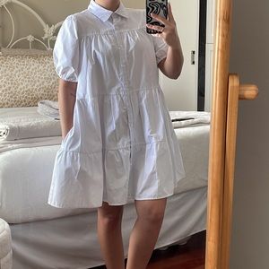 18 centimeters white dress